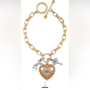 Elegant, juicy couture charm bracelet